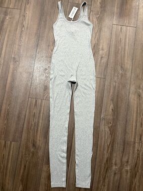 Eterne Cotton Modal Tank Catsuit Gray NWT Women’s Small USA Made Luxury